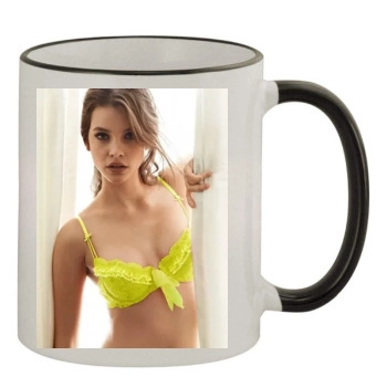 Barbara Palvin 11oz Colored Rim & Handle Mug