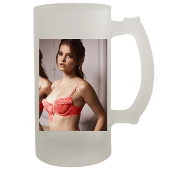 Barbara Palvin 16oz Frosted Beer Stein