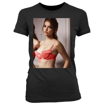 Barbara Palvin Women's Junior Cut Crewneck T-Shirt