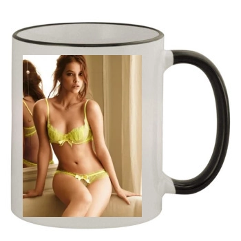 Barbara Palvin 11oz Colored Rim & Handle Mug