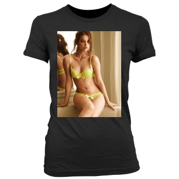 Barbara Palvin Women's Junior Cut Crewneck T-Shirt