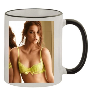 Barbara Palvin 11oz Colored Rim & Handle Mug