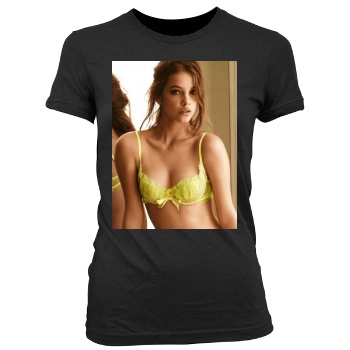 Barbara Palvin Women's Junior Cut Crewneck T-Shirt