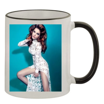 Barbara Palvin 11oz Colored Rim & Handle Mug