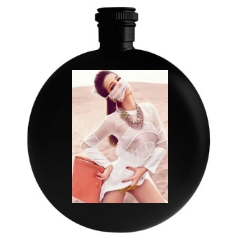 Barbara Palvin Round Flask