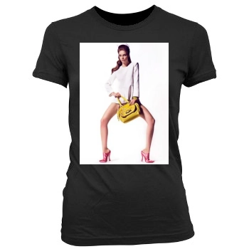 Barbara Palvin Women's Junior Cut Crewneck T-Shirt