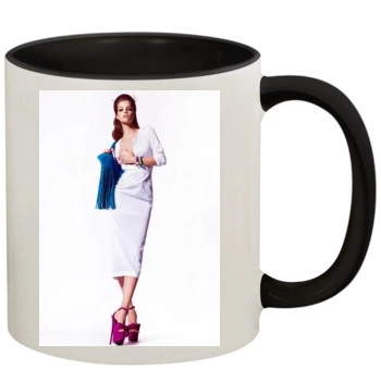 Barbara Palvin 11oz Colored Inner & Handle Mug