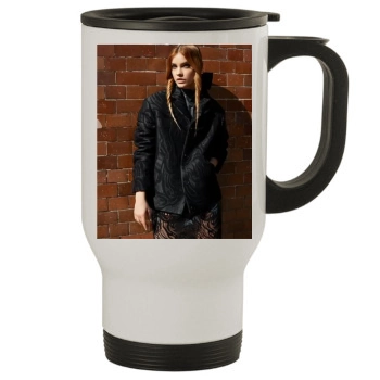 Barbara Palvin Stainless Steel Travel Mug