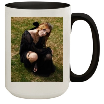 Barbara Palvin 15oz Colored Inner & Handle Mug