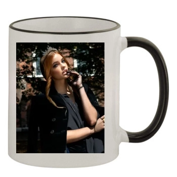 Barbara Palvin 11oz Colored Rim & Handle Mug