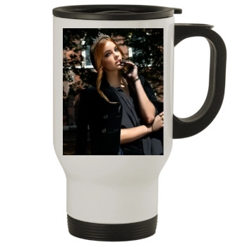 Barbara Palvin Stainless Steel Travel Mug