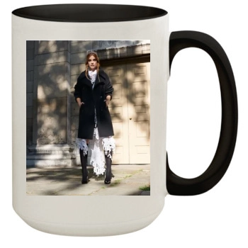 Barbara Palvin 15oz Colored Inner & Handle Mug