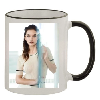 Barbara Palvin 11oz Colored Rim & Handle Mug