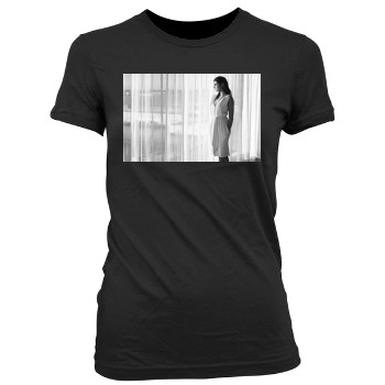 Barbara Palvin Women's Junior Cut Crewneck T-Shirt