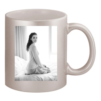 Barbara Palvin 11oz Metallic Silver Mug