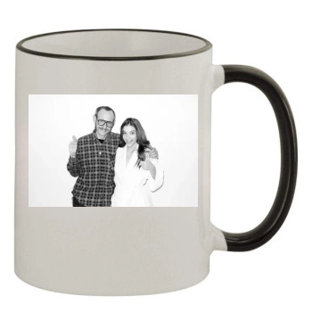 Barbara Palvin 11oz Colored Rim & Handle Mug