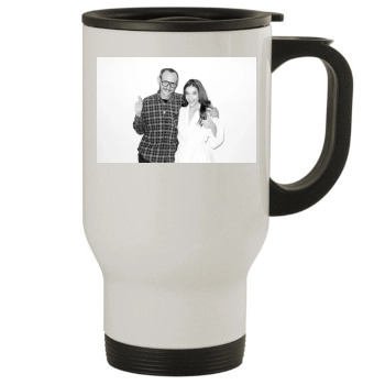 Barbara Palvin Stainless Steel Travel Mug