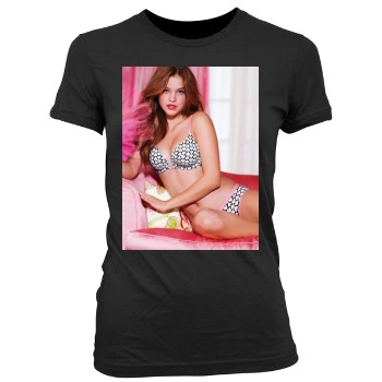 Barbara Palvin Women's Junior Cut Crewneck T-Shirt