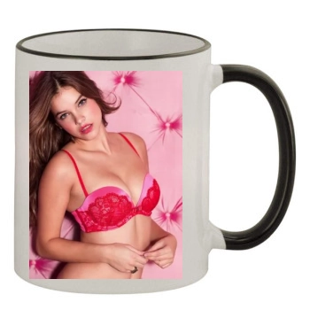 Barbara Palvin 11oz Colored Rim & Handle Mug