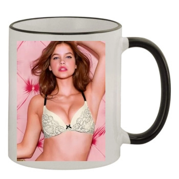 Barbara Palvin 11oz Colored Rim & Handle Mug