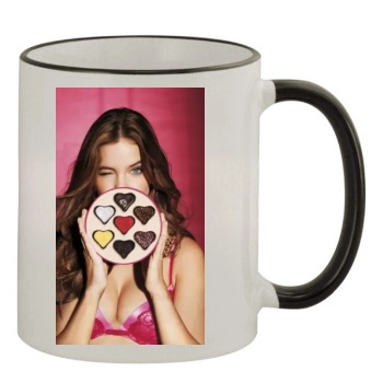 Barbara Palvin 11oz Colored Rim & Handle Mug