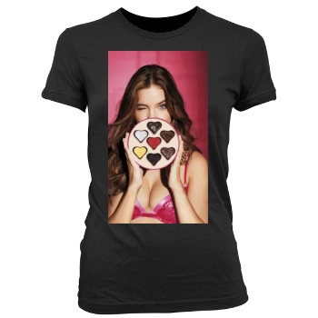 Barbara Palvin Women's Junior Cut Crewneck T-Shirt