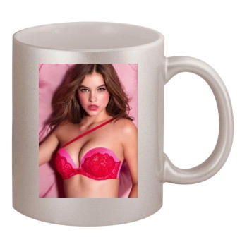 Barbara Palvin 11oz Metallic Silver Mug