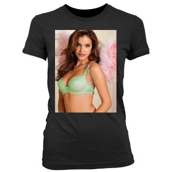 Barbara Palvin Women's Junior Cut Crewneck T-Shirt