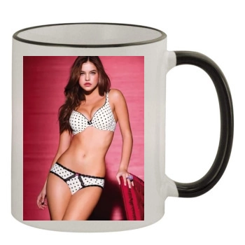 Barbara Palvin 11oz Colored Rim & Handle Mug