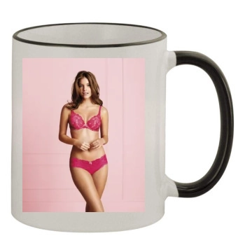 Barbara Palvin 11oz Colored Rim & Handle Mug