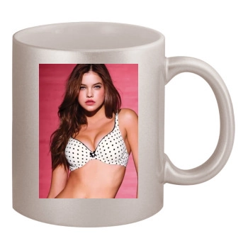 Barbara Palvin 11oz Metallic Silver Mug