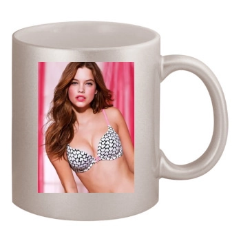 Barbara Palvin 11oz Metallic Silver Mug