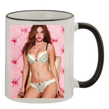 Barbara Palvin 11oz Colored Rim & Handle Mug