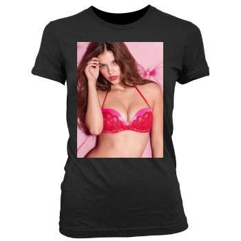 Barbara Palvin Women's Junior Cut Crewneck T-Shirt