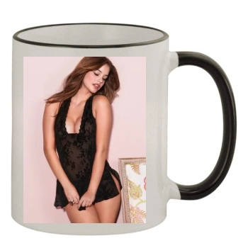 Barbara Palvin 11oz Colored Rim & Handle Mug