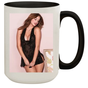 Barbara Palvin 15oz Colored Inner & Handle Mug