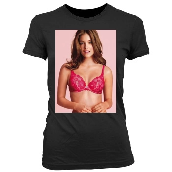 Barbara Palvin Women's Junior Cut Crewneck T-Shirt