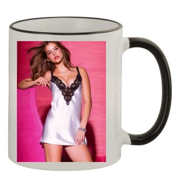 Barbara Palvin 11oz Colored Rim & Handle Mug