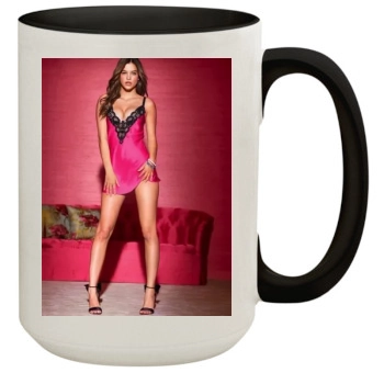 Barbara Palvin 15oz Colored Inner & Handle Mug