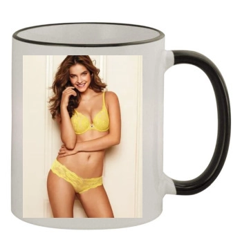 Barbara Palvin 11oz Colored Rim & Handle Mug