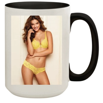 Barbara Palvin 15oz Colored Inner & Handle Mug