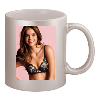 Barbara Palvin 11oz Metallic Silver Mug