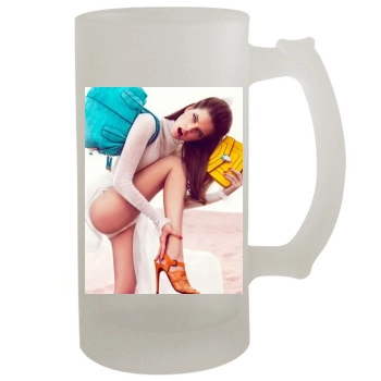 Barbara Palvin 16oz Frosted Beer Stein