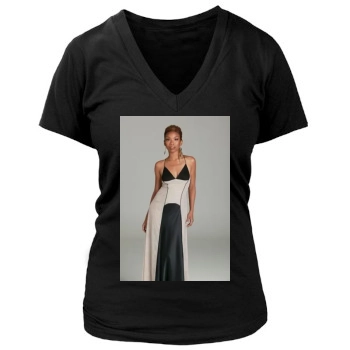 Brandy Norwood Women's Deep V-Neck TShirt