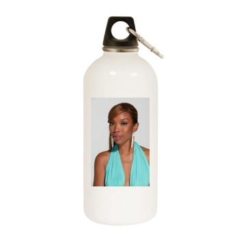 Brandy Norwood White Water Bottle With Carabiner