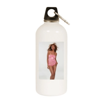 Brandy Norwood White Water Bottle With Carabiner