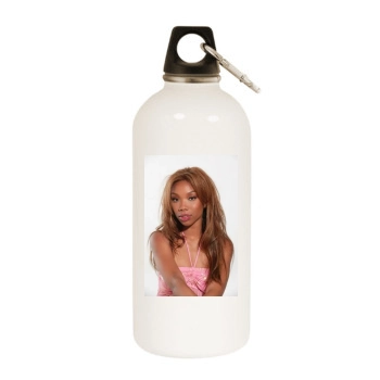 Brandy Norwood White Water Bottle With Carabiner