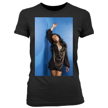 Brandy Norwood Women's Junior Cut Crewneck T-Shirt