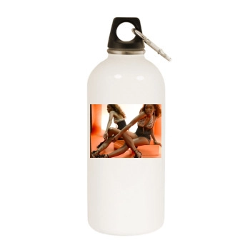 Brandy Norwood White Water Bottle With Carabiner