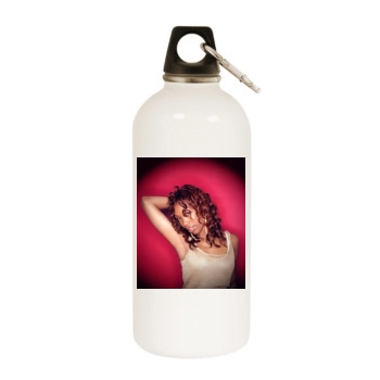 Brandy Norwood White Water Bottle With Carabiner